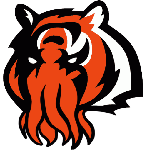 Cincinnati Bengals Halloween Logo DIY iron on transfer (heat transfer)